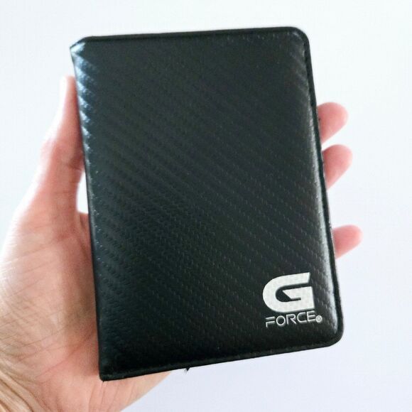 G-Force RFID Blocking Passport Wallet Holder ID Case Black - Picture 6 of 6